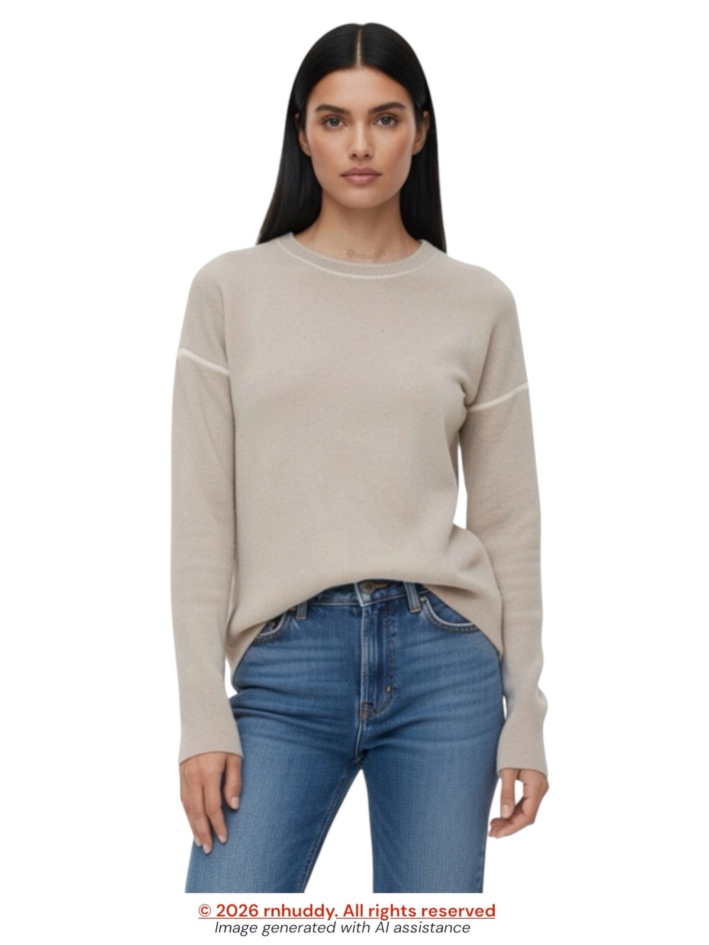 Banana Republic XS Filpucci extra fine Italian yarn wool/cashmere beige sweater